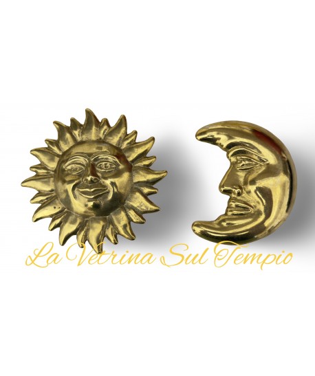 SOLE E LUNA IN OTTONE
