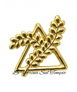 PIN TRIANGOLO E RAMO ACACIA