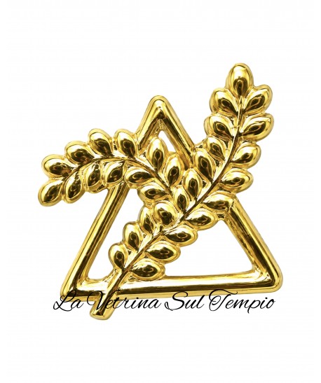 PIN TRIANGOLO E RAMO ACACIA