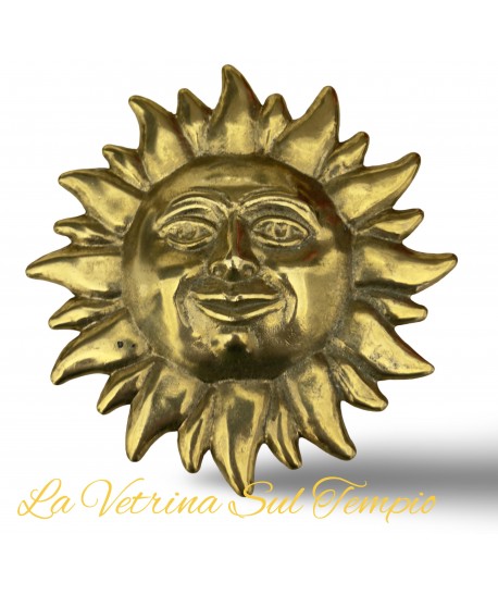 FERMACARTA SOLE IN OTTONE
