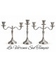 TRITTICO CANDELABRI MASSONICI