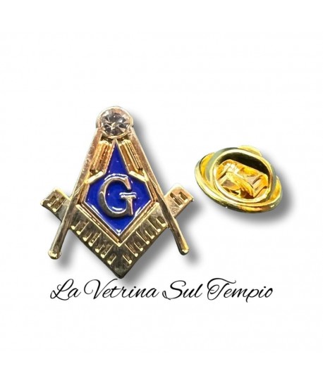 PIN - SQUADRA E COMPASSO (GRANDE)